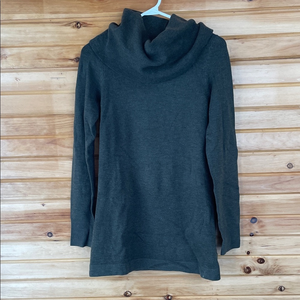 French Connection Forest Green Cowl Neck Sweater